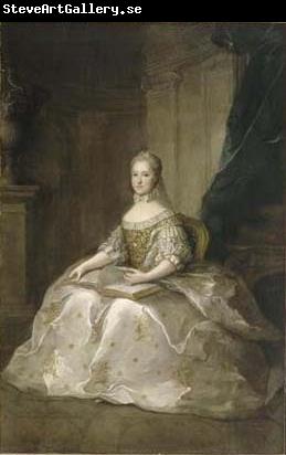 unknow artist Portrait of Maria Josepha of Saxony dauphine of France